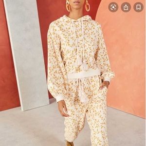 Ulla Johnson Mel Hoodie in Floral Size 0